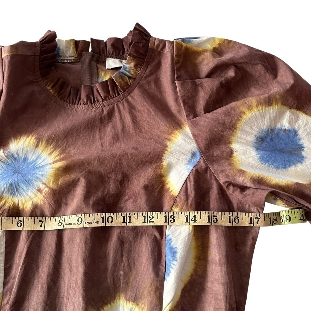 SEA New York Tie Dye Midi Dress Size 4
NWT Brown Puff Sleeve Cotton Mock Neck - Picture 14 of 16
